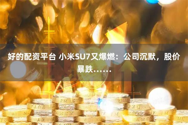 好的配资平台 小米SU7又爆燃：公司沉默，股价暴跌……